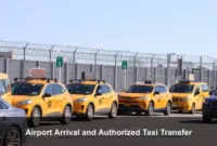Airport Arrival and Authorized Taxi Transfer