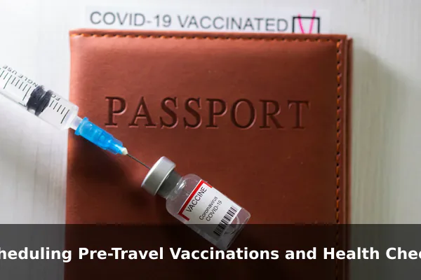 Scheduling Pre-Travel Vaccinations and Health Checks