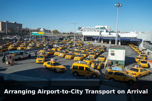 Arranging Airport-to-City Transport on Arrival