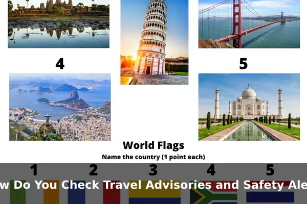 How Do You Check Travel Advisories and Safety Alerts?