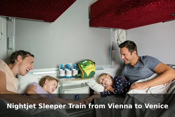 Nightjet Sleeper Train from Vienna to Venice