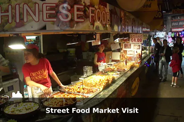 Street Food Market Visit