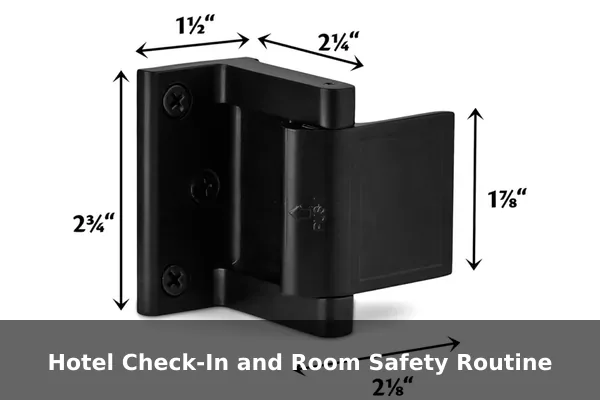 Hotel Check-In and Room Safety Routine