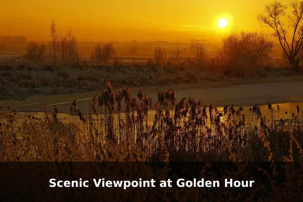 Scenic Viewpoint at Golden Hour