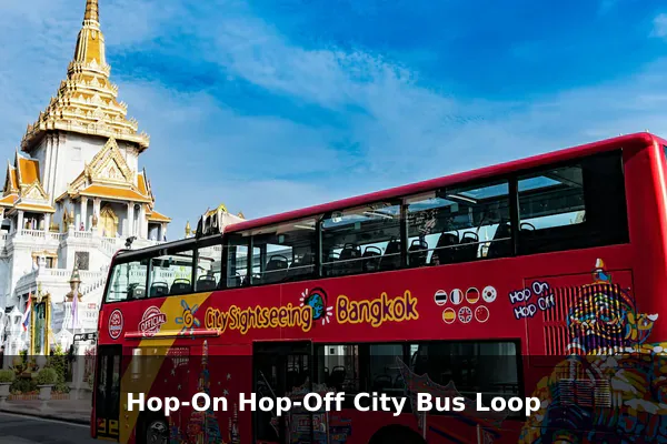 Hop-On Hop-Off City Bus Loop