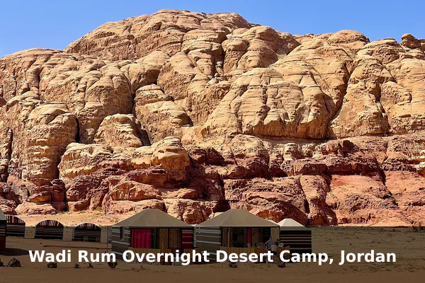 Wadi Rum Overnight Desert Camp, Jordan